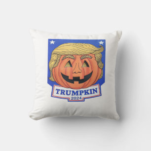 Trumpkin Classic – Funny Halloween Quote Throw Pillow
