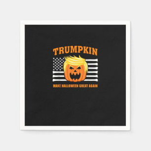Trumpkin Classic Halloween - Make Halloween Great Napkin