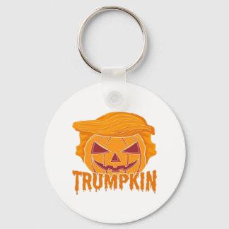 Trumpkin Classic – Pumpkin President Style Keychain