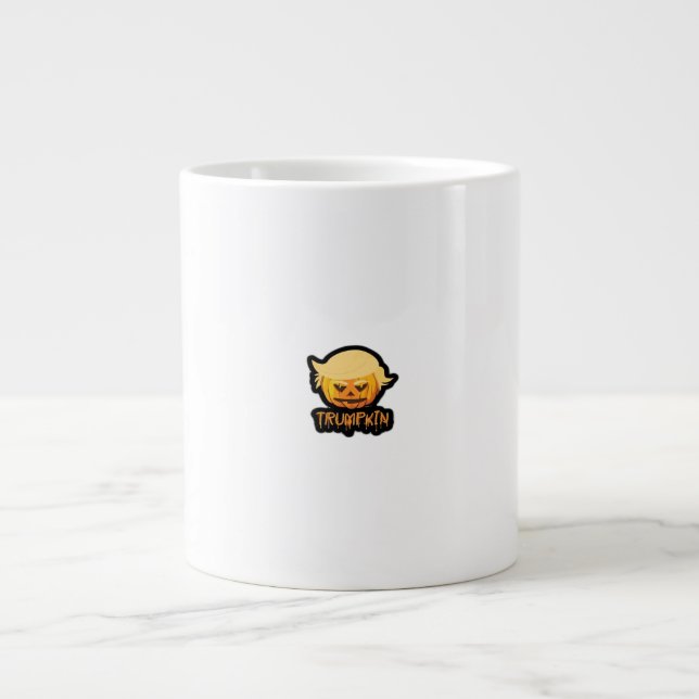 Trumpkin Classic – Retro Costume Slogan Large Coffee Mug (Front)