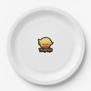 Trumpkin Classic – Retro Costume Slogan Paper Plate