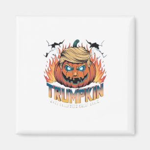 Trumpkin Classic – Spooky Pumpkin Design Magnet