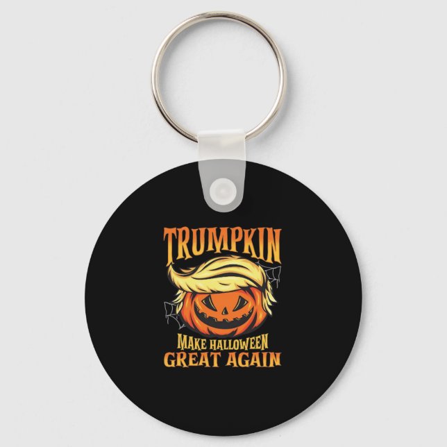 Trumpkin - Donald  Make Halloween Great Again  Keychain (Front)