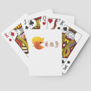 Trumpkin Eating Democrats Classic – Satirical Hall Playing Cards