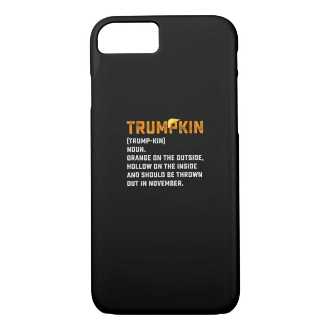Trumpkin Funny Anti Pumpkin Case-Mate iPhone Case (Back)