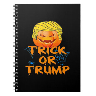 Trumpkin Funny Design For Halloween Notebook