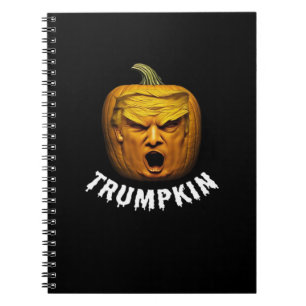 Trumpkin – Funny Donald  Pumpkin Halloween  Notebook