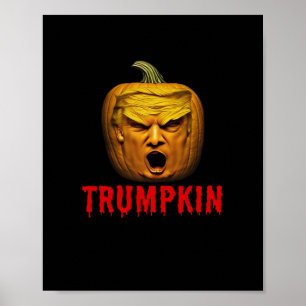 Trumpkin – Funny Donald Pumpkin Halloween Poster