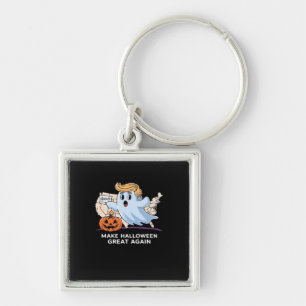 Trumpkin Funny Halloween Boo - Make Halloween Grea Keychain
