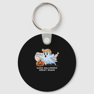 Trumpkin Funny Halloween Boo - Make Halloween Grea Keychain