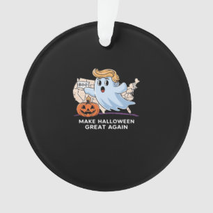 Trumpkin Funny Halloween Boo - Make Halloween Grea Ornament