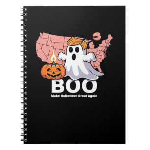 Trumpkin Funny Halloween Boo - Pumpkin Trumpkin Notebook