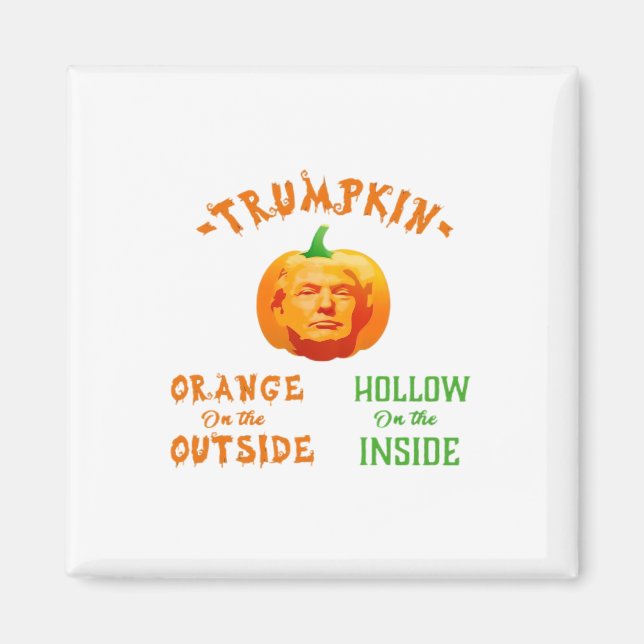 Trumpkin Funny Halloween Classic Magnet (Front)