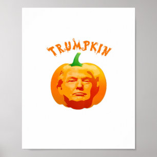 Trumpkin Funny Halloween – Spooky Parody Edition Poster