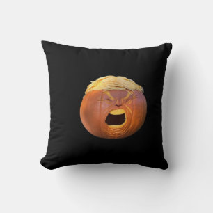 Trumpkin - Funny Halloween Throw Pillow
