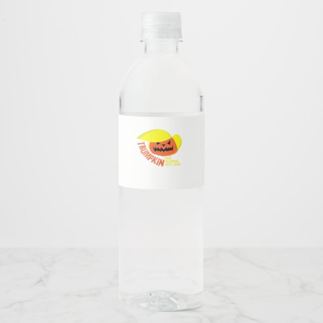 Trumpkin – Funny Mash Water Bottle Label (Front)
