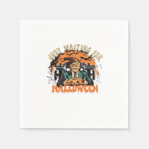 Trumpkin Halloween Classic Napkin