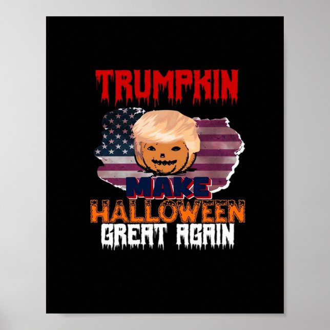 Trumpkin Halloween Classic Poster (Front)