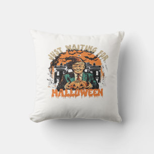 Trumpkin Halloween Classic Throw Pillow