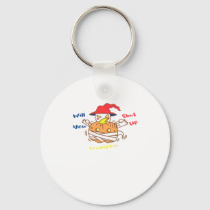 Trumpkin Halloween Election Debate And Joe Biden Keychain