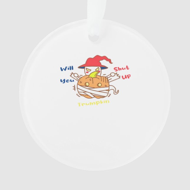 Trumpkin Halloween Election Debate Et Joe Biden (devant)