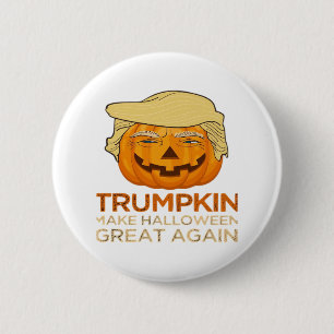 Trumpkin Halloween Funny Classic 2 Inch Round Button