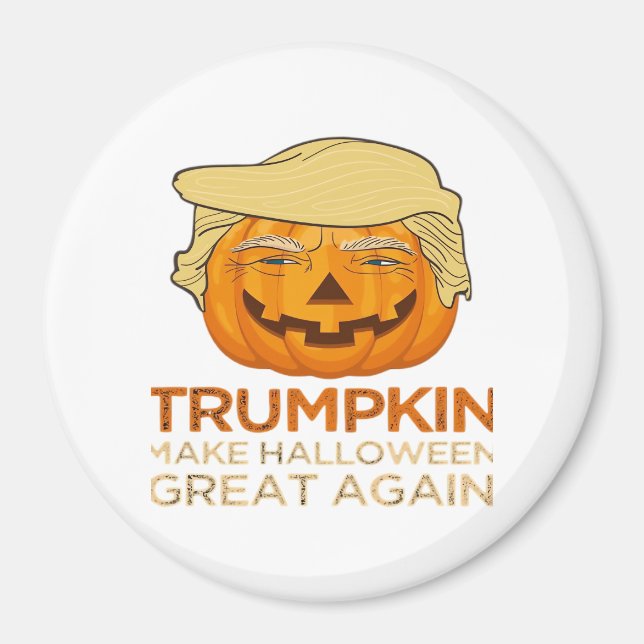 Trumpkin Halloween Funny Classic Magnet (Front)