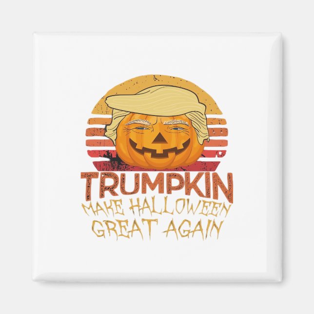 Trumpkin Halloween Funny Classic Magnet (Front)