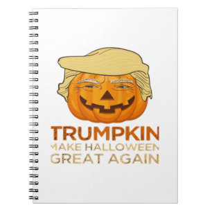 Trumpkin Halloween Funny Classic Notebook