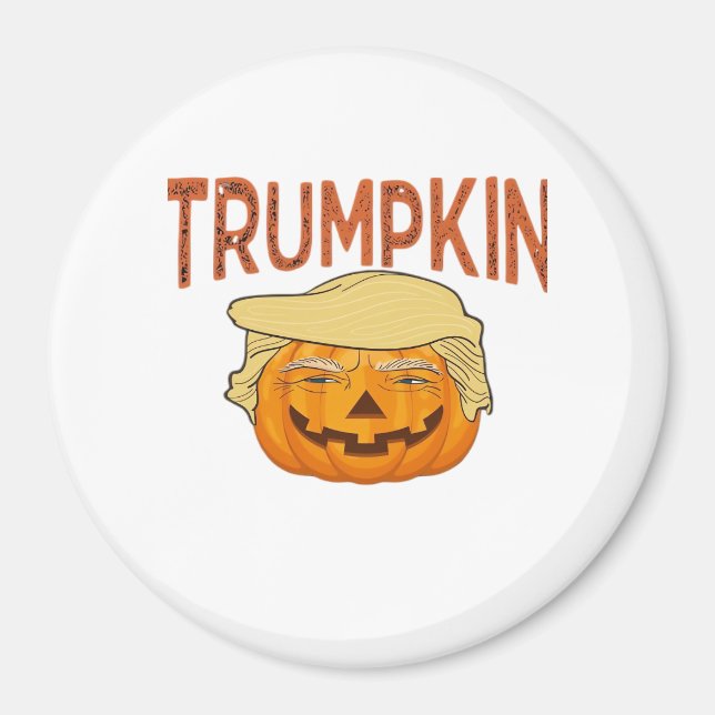 Trumpkin Halloween Funny Classic – Sloth Mask Desi Magnet (Front)
