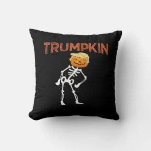 Trumpkin Halloween Funny Classic Throw Pillow