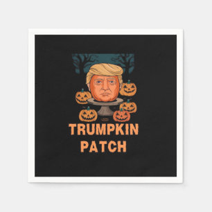 Trumpkin  Halloween – Funny Political Pumpkin Desi Napkin