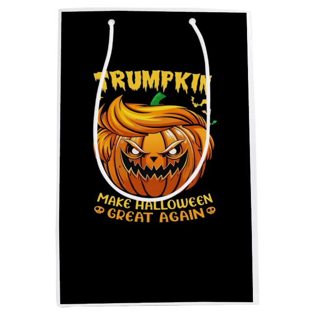 Trumpkin Halloween - Make Halloween Great Again Cl Medium Gift Bag (Front)