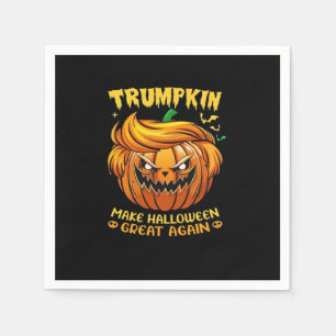 Trumpkin Halloween - Make Halloween Great Again Cl Napkin