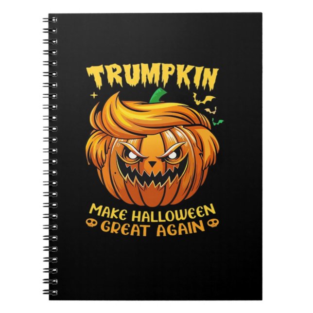 Trumpkin Halloween - Make Halloween Great Again Cl Notebook (Front)