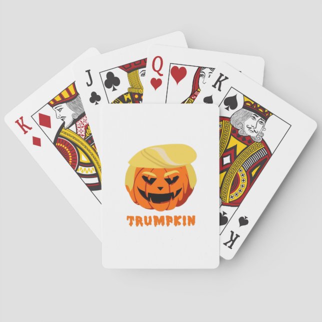 Trumpkin Halloween Playing Cards (Back)