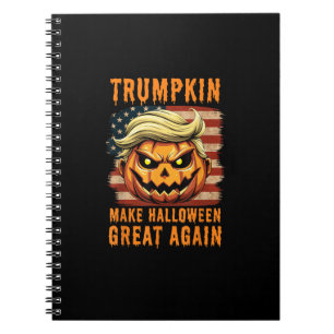 Trumpkin Halloween Pumpkin Make Halloween Great Ag Notebook