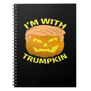 Trumpkin Halloween Pumpkin Notebook