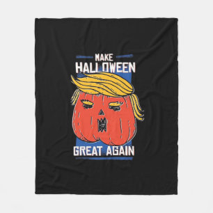 Trumpkin Halloween Pupmkin Classic Fleece Blanket