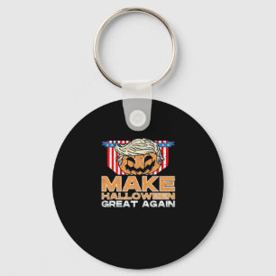 Trumpkin Halloween Vintage Political Funny Keychain