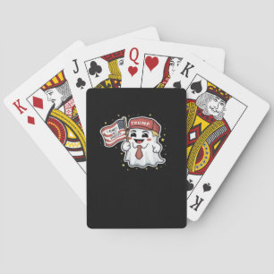 Trumpkin, I Always Get Ghosted, Halloween, Spooky, Playing Cards