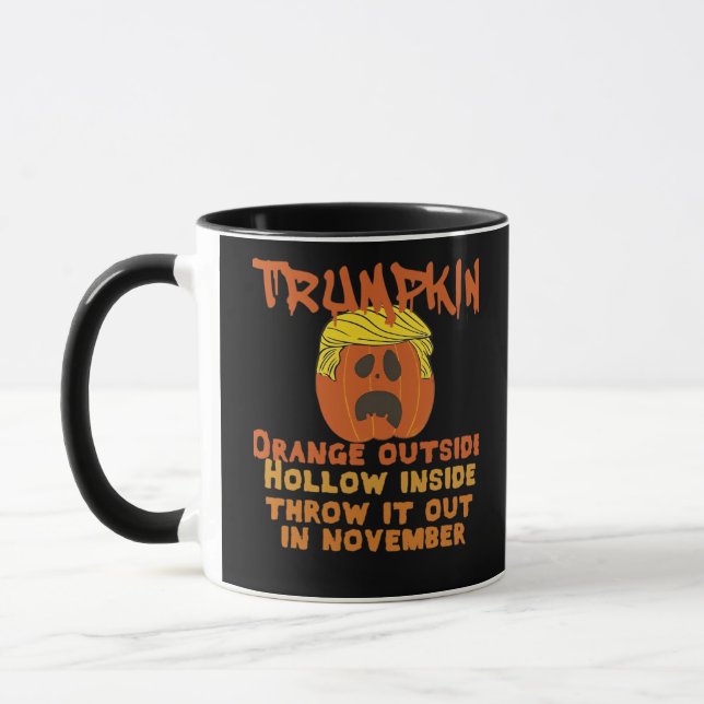 Trumpkin Inside Throw Out November Classic Mug (Left)