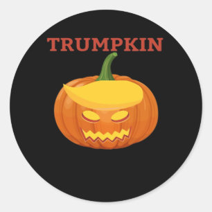 Trumpkin Jack-O-Lantern Classic Classic Round Sticker