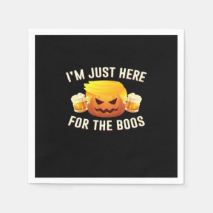 Trumpkin Just For The Boos Halloween Costume Napkin