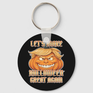 Trumpkin Let's Make Halloween Great Again Classic  Keychain