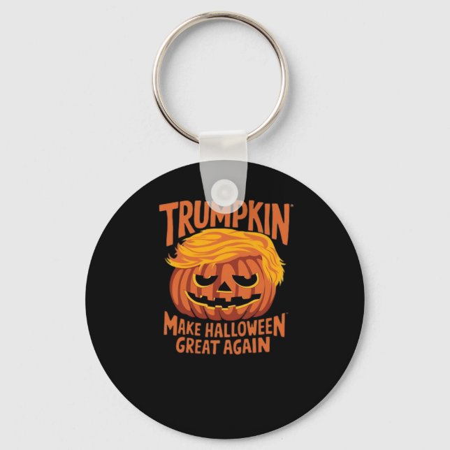 Trumpkin Make America Halloween Great Again Classi Keychain (Front)