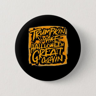 Trumpkin Make Halloween Great Again – Autumn Sloth 2 Inch Round Button