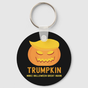 Trumpkin Make Halloween Great Again – Basic Parody Keychain