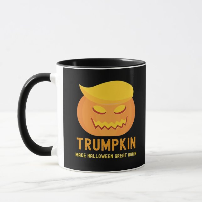 Trumpkin Make Halloween Great Again – Basic Parody Mug (Left)