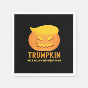 Trumpkin Make Halloween Great Again – Basic Parody Napkin